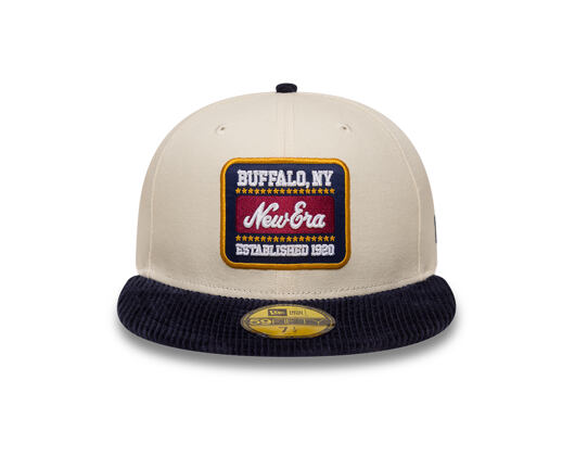 Kšiltovka New Era - Branded Patch Cord 59FIFTY - Cream / Navy