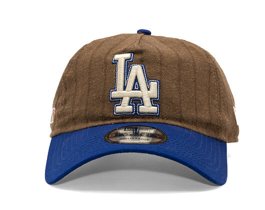 Kšiltovka New Era × Three Looms - Chestnut Pinstripe 9TWENTY A-Frame - Los Angeles Dodgers