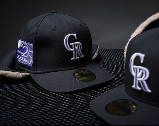 Kšiltovka New Era - MLB World Series Cooperstown Dog-Ear 59FIFTY - Colorado Rockies - Black