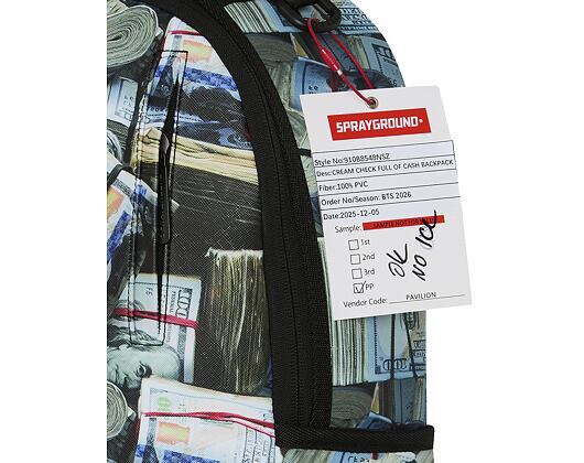 Batoh Sprayground - Cream Check Full Of Cash Backpack
