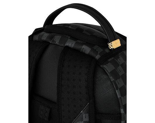 Batoh Sprayground - Black And White Drip Check Shark Backpack
