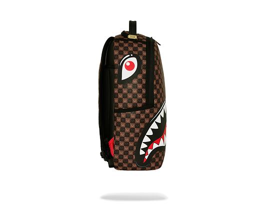 Batoh Sprayground - Sharks In Paris Wtf Bubble Brown Check Backpack