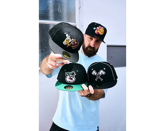 Kšiltovka New Era - MiLB Theme Nights 59FIFTY - Kannapolis Cannon Ballers - Team Color