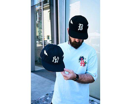 Kšiltovka New Era - MLB IMAGE DROP Heritage 9FIFTY Retro Crown - NY Yankees - Navy / Cream