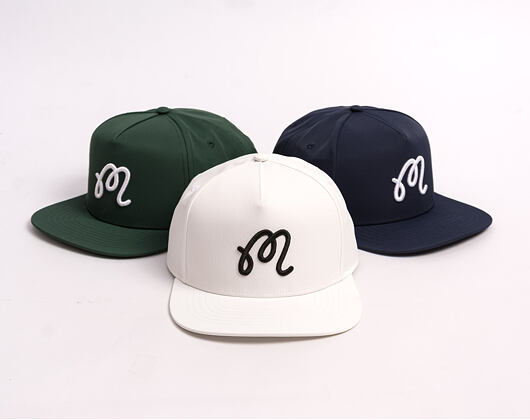 Kšiltovka Malbon - M Snapback - White