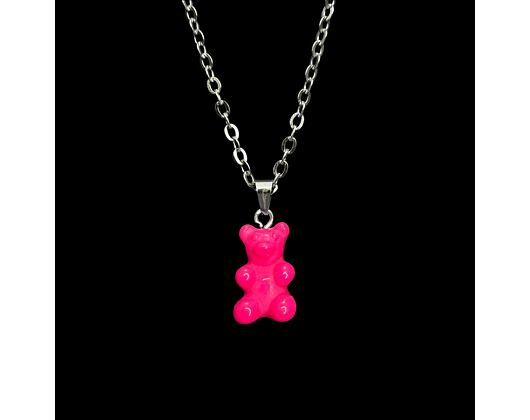 Řetízek Fainz - Mono Bear Chain - Pink Mono