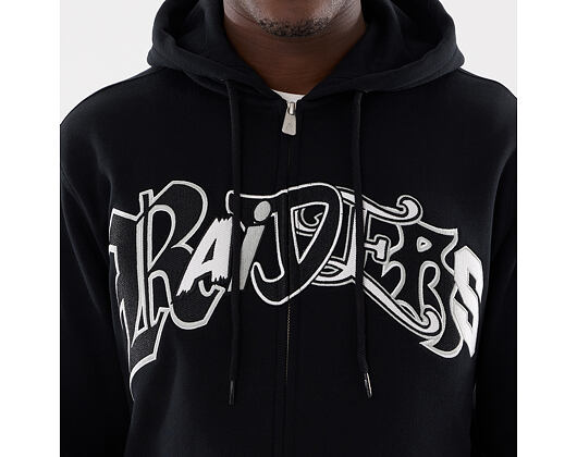Mikina New Era - NFL 2Way Hoodie Multi - Las Vegas Raiders - Black