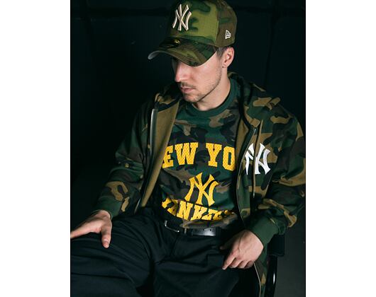 Mikina New Era - MLB 2Way Hoody - NY Yankees - Camo