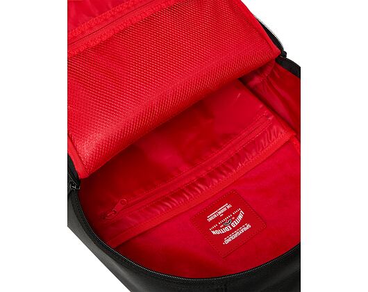 Batoh Sprayground - Shark Central Black Embroidered Shark Backpack