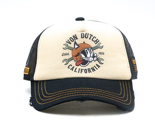 Kšiltovka Von Dutch - Trucker - Print - Black
