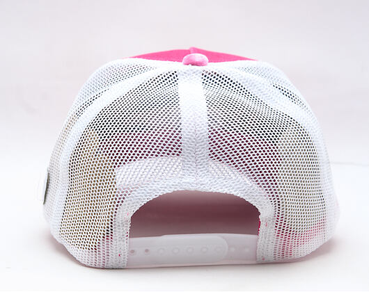 Dámská Kšiltovka Von Dutch - Baseball - Velvet Rhinestone Logo - White / Pink