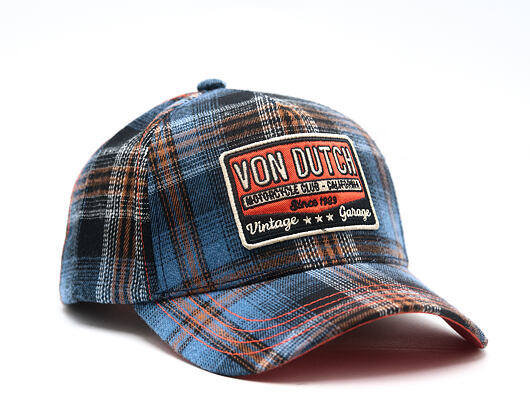 Kšiltovka Von Dutch - Baseball - Checkered Patch - Navy