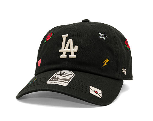 Kšiltovka '47 Brand - MLB Multi Scatter CLEAN UP - LA Dodgers - Black