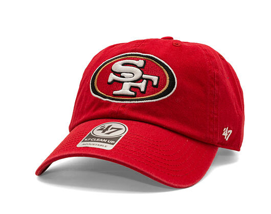 Kšiltovka '47 Brand - NFL CLEAN UP - San Francisco 49ers - Red