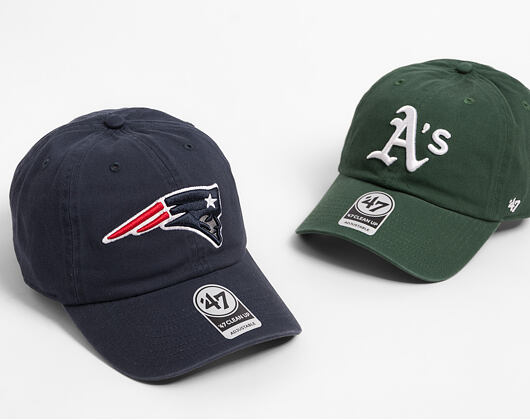 Kšiltovka '47 Brand - NFL CLEAN UP - New England Patriots - Navy