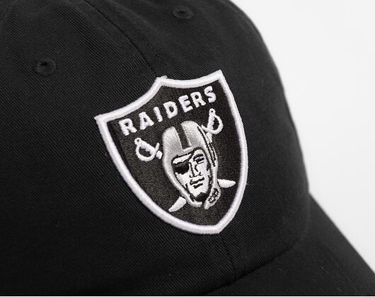 Kšiltovka '47 Brand - NFL CLEAN UP - Las Vegas Raiders - Black
