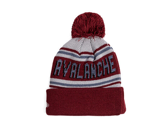 Kulich New Era - NHL Evergreen Wordmark Pom Medium Knit - Colorado Avalanche - Team Color