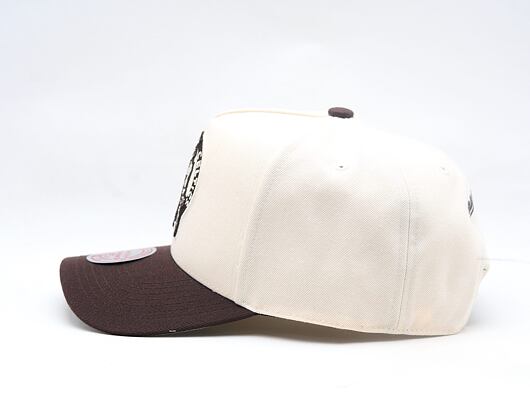 Kšiltovka Mitchell & Ness - NBA Brown And Cream Pro Snapback - Boston Celtics - Cream