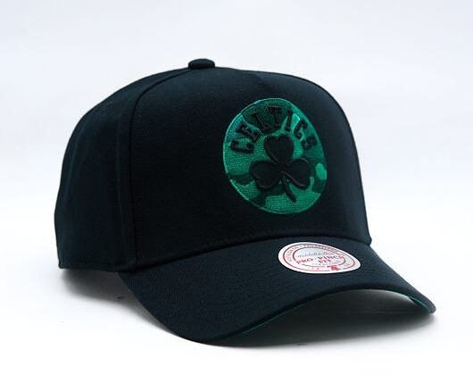 Kšiltovka Mitchell & Ness - NBA 404 Club Camo Pro Snapback - Boston Celtics - Black