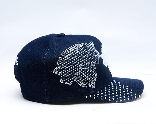 Kšiltovka Mitchell & Ness - NBA Run Stitch Pro Snapback - New York Knicks - Blue