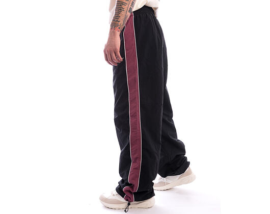 Kalhoty Karl Kani - Signature Sidestripe Baggy Trackpants - Black