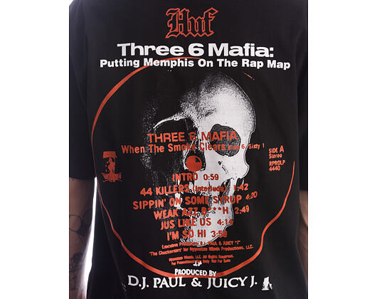 Triko Huf - Mystic Styles Ss T-Shirts - Black