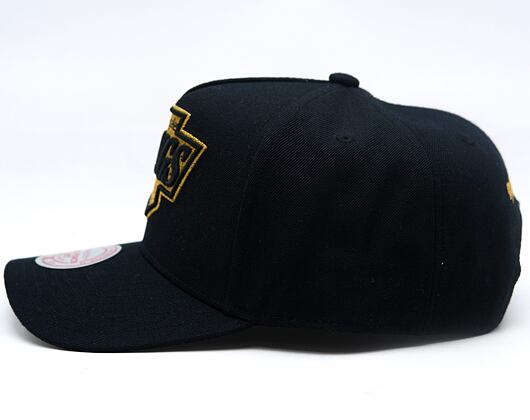 Kšiltovka Mitchell & Ness - NHL Black And Gold Pro Snapback - Los Angeles Kings - Black