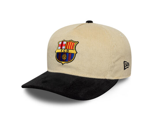 Kšiltovka New Era - Cord 19TWENTY - Barcelona FC - Ivory / Black
