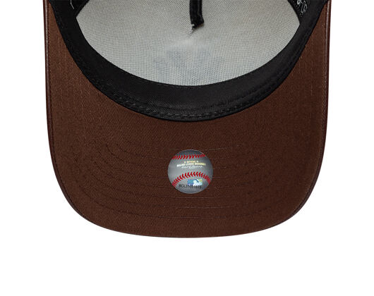 Dámská Kšiltovka New Era - MLB Fabric Mix 9FORTY M-CROWN - NY Yankees - Cream / Brown