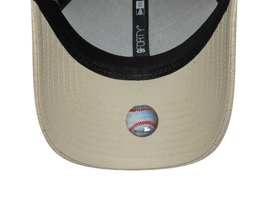Kšiltovka New Era - MLB Pu Weave 9FORTY - NY Yankees - Stone