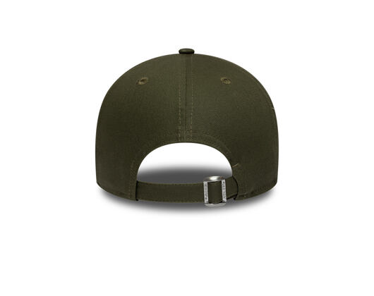 Kšiltovka New Era - Branded Gem Patch Distress 9FORTY - New Olive