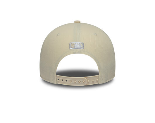 Kšiltovka New Era - MLB Cord Visor 9FORTY M-CROWN - NY Mets - Cream