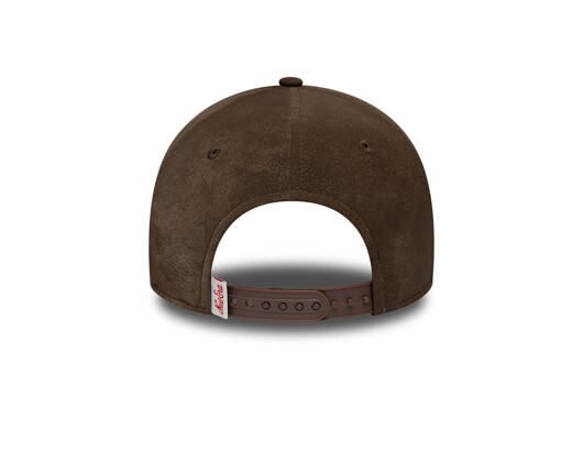 Kšiltovka New Era - Branded Moto Patch Pu 9FORTY A-Frame - Chestnut Brown