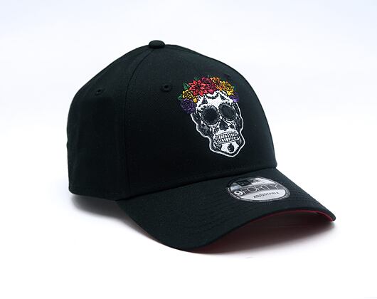 Kšiltovka New Era - Branded Skull Pack 9FORTY - Black / Red UV
