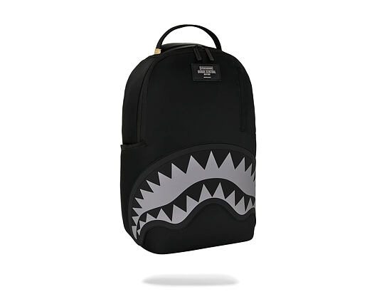 Batoh Sprayground - Shark Central Black Nylon Gray Embossed Backpack