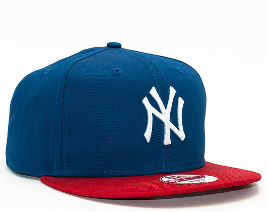 Kšiltovka New Era 9FIFTY Cotton Block New York Yankees Snapback Light Royal / Scarlet