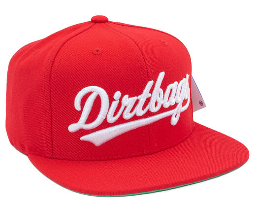 Kšiltovka HUF Script Dirtbag Starter Snapback Red