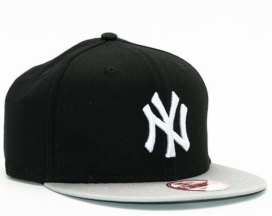 Kšiltovka New Era 9FIFTY Cotton Block New York Yankees Snapback Black / Grey