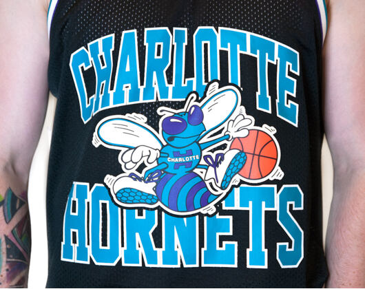 Dres Mitchell & Ness Charlotte Hornets Drop Step Black