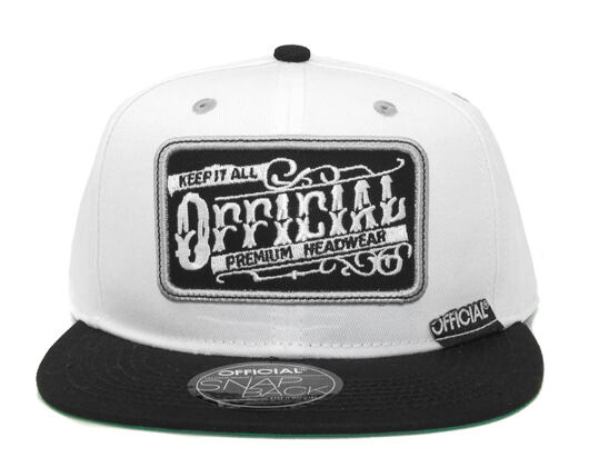 Kšiltovka Official Stanley Workwear White/Black Snapback