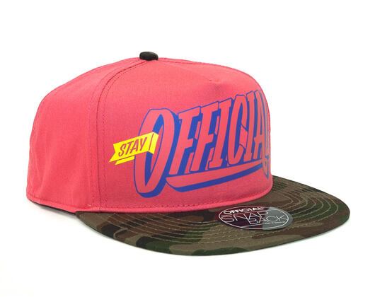 Kšiltovka Official Stay Salmon Snapback