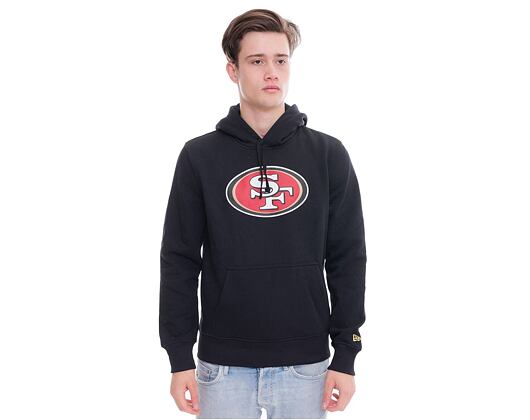 Mikina s kapucí New Era NFL Team Logo San Francisco 49ers Hoody Black