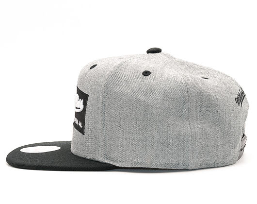 Kšiltovka Mitchell & Ness 2 Tone Label Grey/Black Snapback
