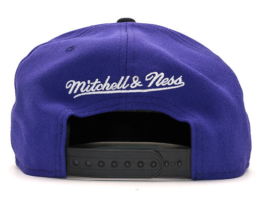 Kšiltovka Mitchell & Ness Big Logo Two Tone Toronto Raptors Purple Snapback