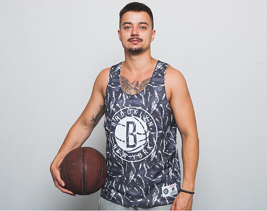 Dres Mitchell & Ness Technical Foul Reversible Mesh Brooklyn Nets White/Black