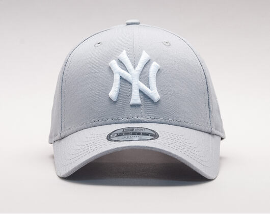 Dětská Kšiltovka New Era League Basic New York Yankees 9FORTY Youth Gray/White Strapback