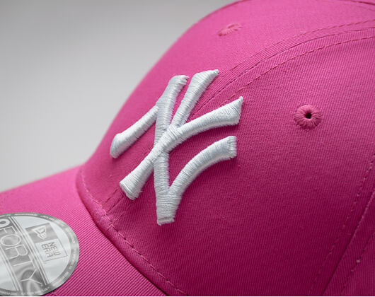 Dětská Kšiltovka New Era - MLB Essential 9FORTY - NY Yankees - Hot Pink / White