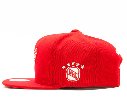 Kšiltovka Mitchell & Ness Metallic Logo Detroit Red Wings Snapback