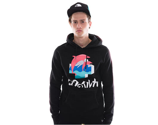 Mikina s kapucí Pink Dolphin 3D Core Hoodie Black