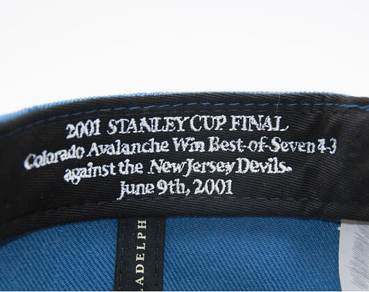 Kšiltovka Mitchell & Ness Colorado Avalanche Championship Blue Snapback
